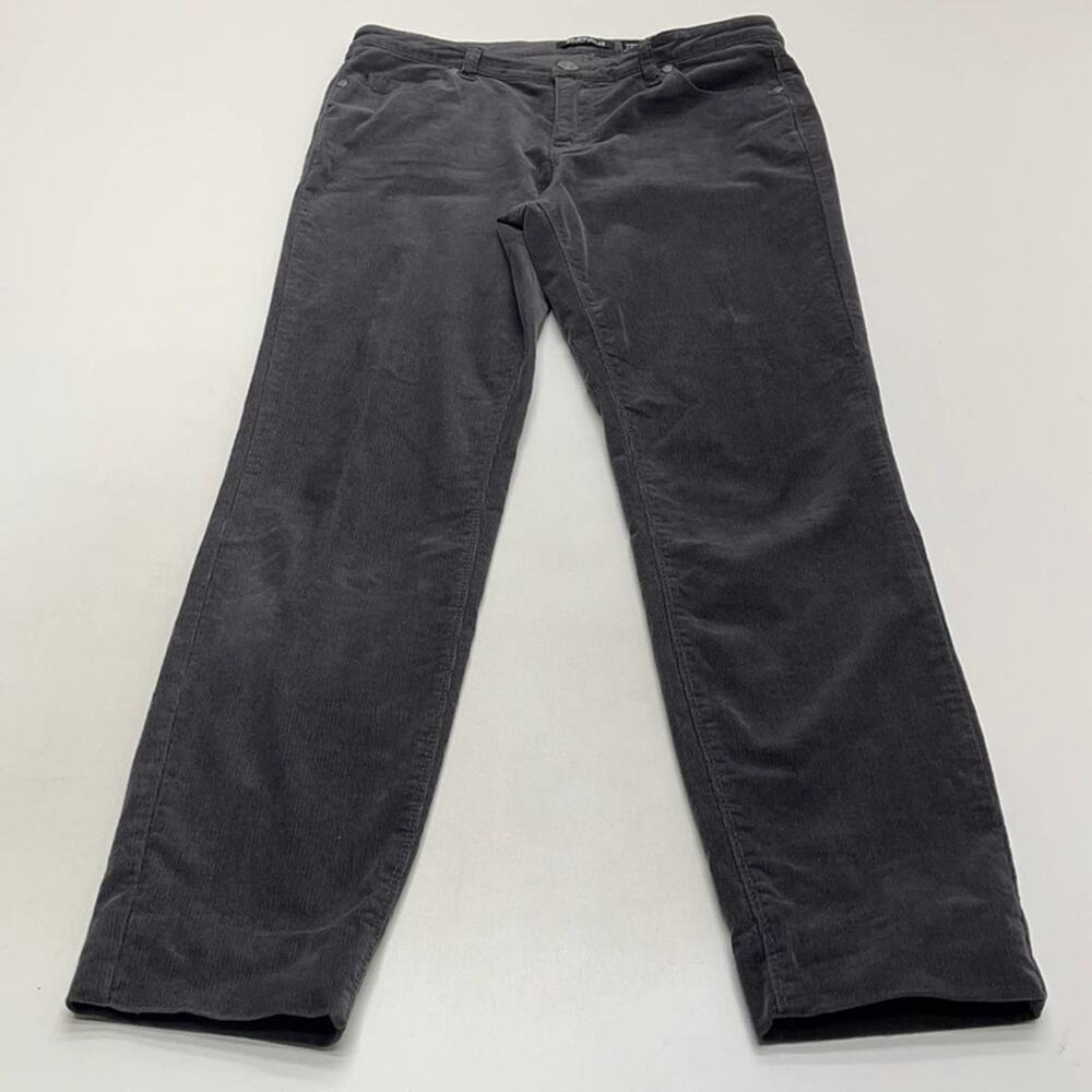 BUFFALO Women’s 8 Gray Mid Rise Skinny Stretch SUPREME Corduroy